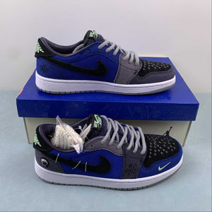 Zion Williamson x Air Jordan 1 Low Voodoo Blue Purple Black White DZ7292-420