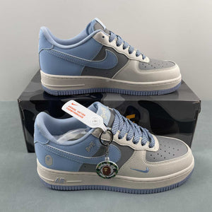 Air Force 1 07 Low BAPE Blue Gray Off White BB9599-204