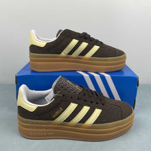 Cargar imagen en el visor de la galería, Adidas Gazelle Bold Earth Strata Powder Yellow Cloud White JI2697
