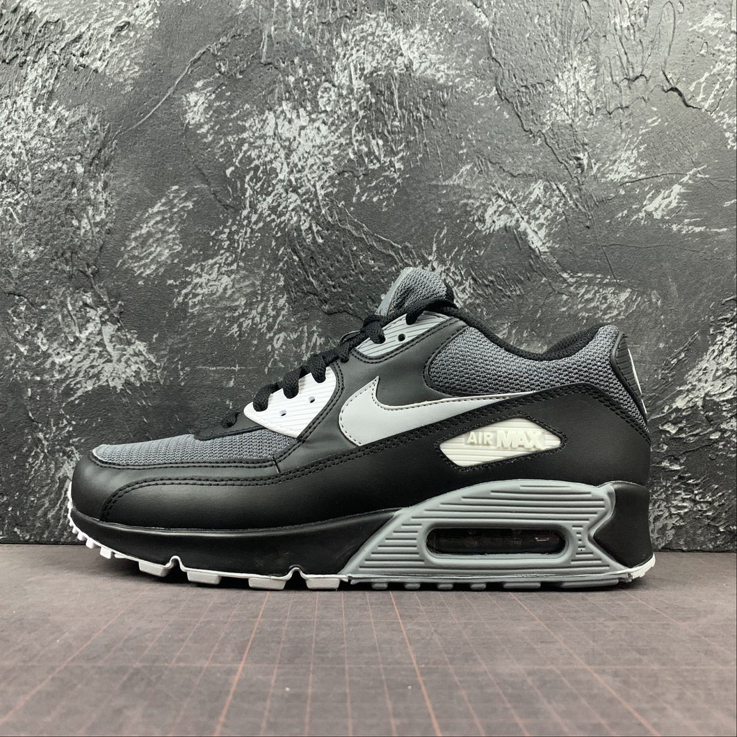 Air Max 90 Essential Black Wolf Grey-Dark Grey AJ1285-003
