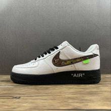 Cargar imagen en el visor de la galería, LV x Air Force 1 07 Low White Black White LV3369 101
