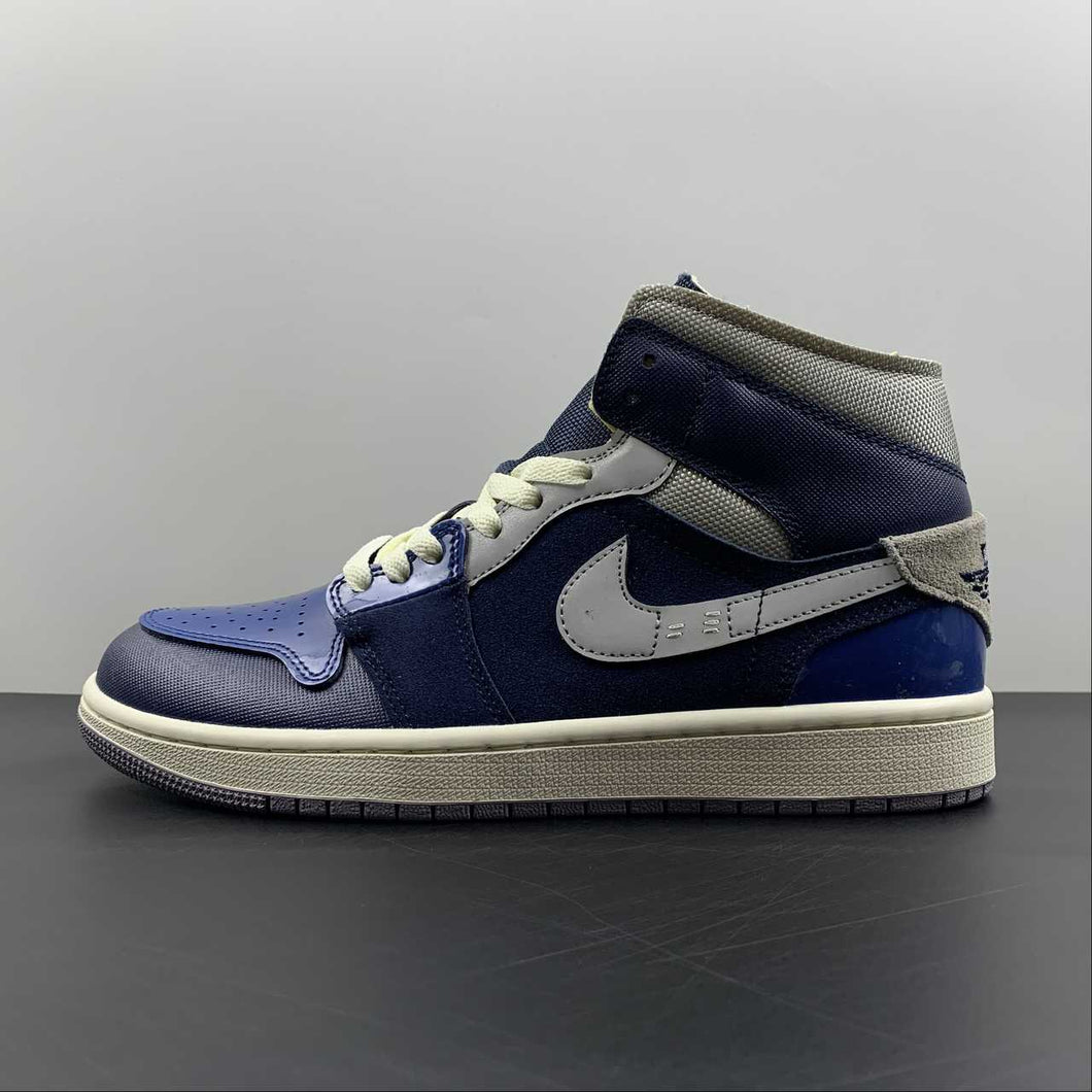 Air Jordan 1 Mid SE Craft Obsidian French Blue Ashen Slate White DR8868-400