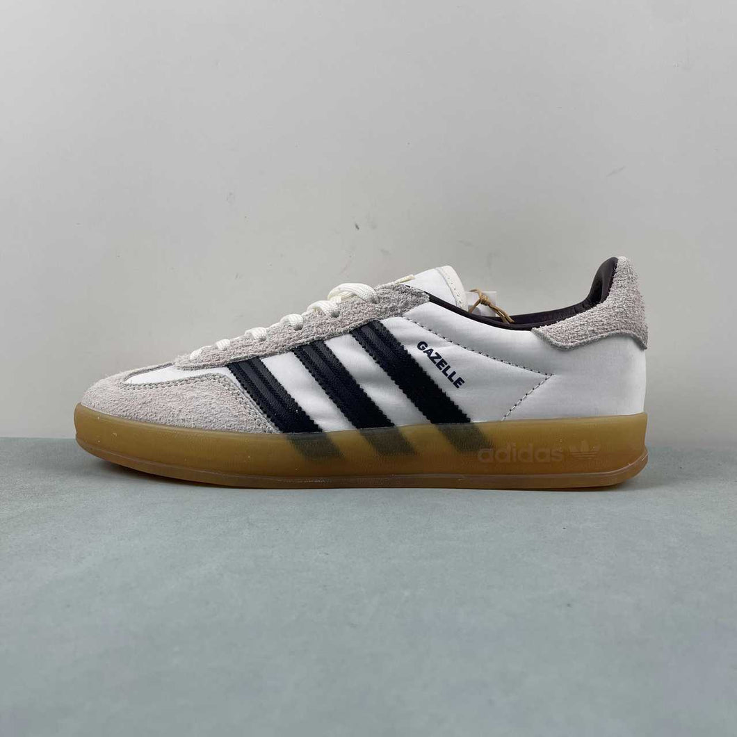 Hikari Shibata x Adidas Gazelle Indoor Core White Night Gray Cream White IH9985