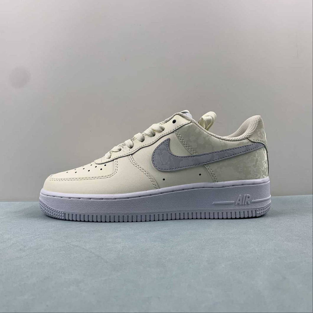 Air Force 1 Low Pale Ivory Sea Glass White Football Gray CT3839-110