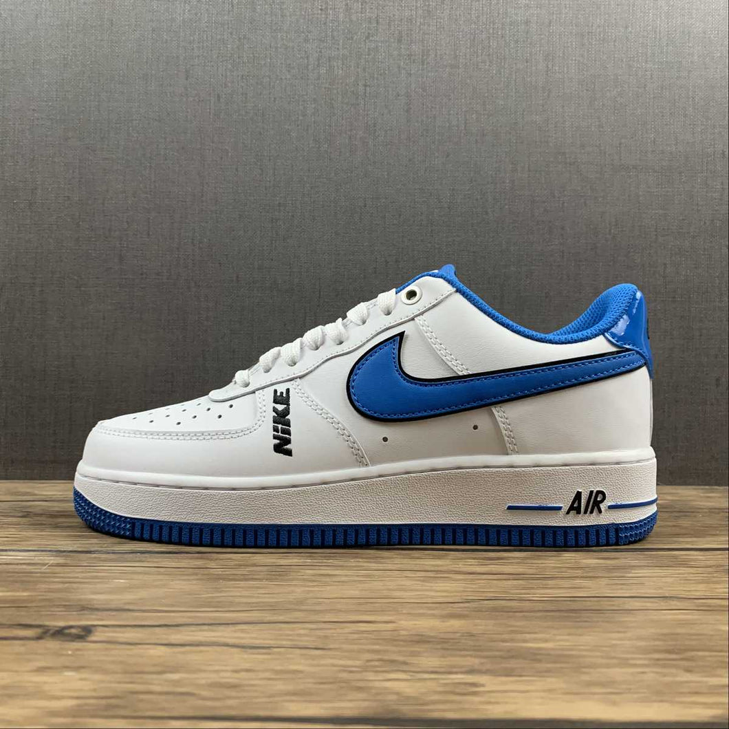Air Force 1 Low White Black Game Royal DC8873-100