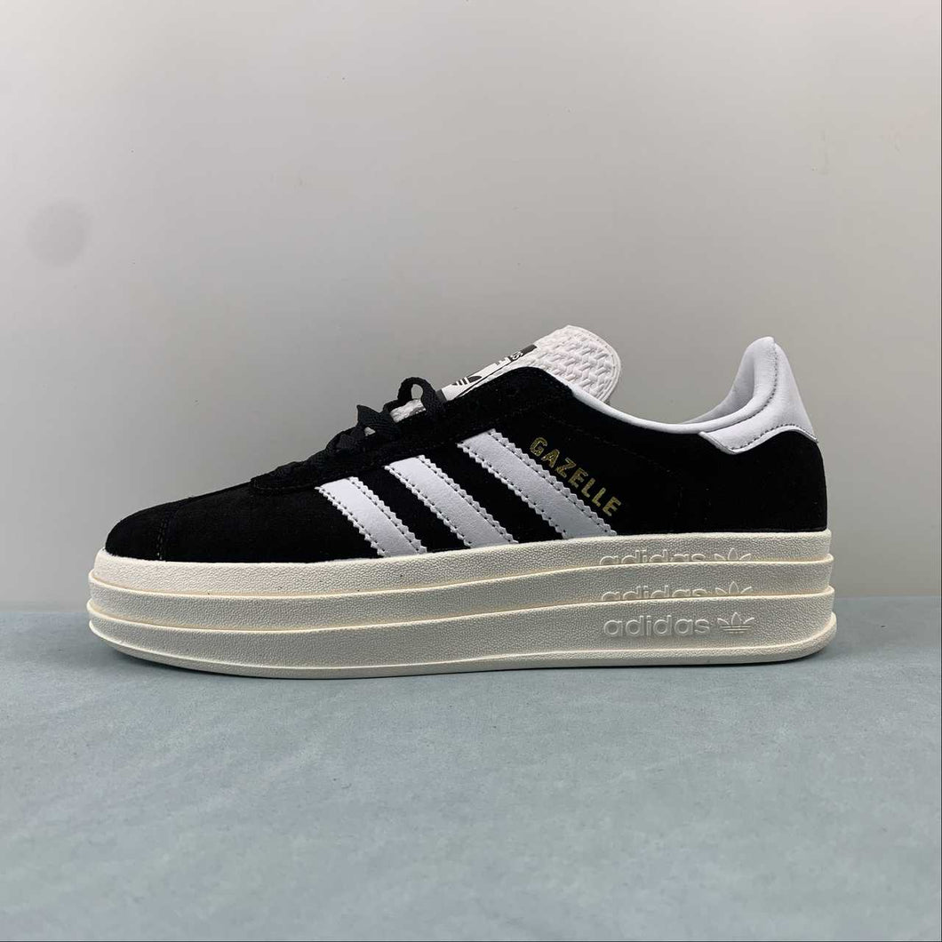 Adidas Gazelle Bold Core Black White Core White HQ6912