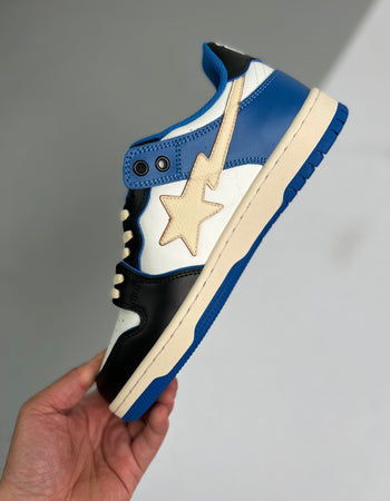 BAPE Sk8 STA Blue Navy Black White Beige