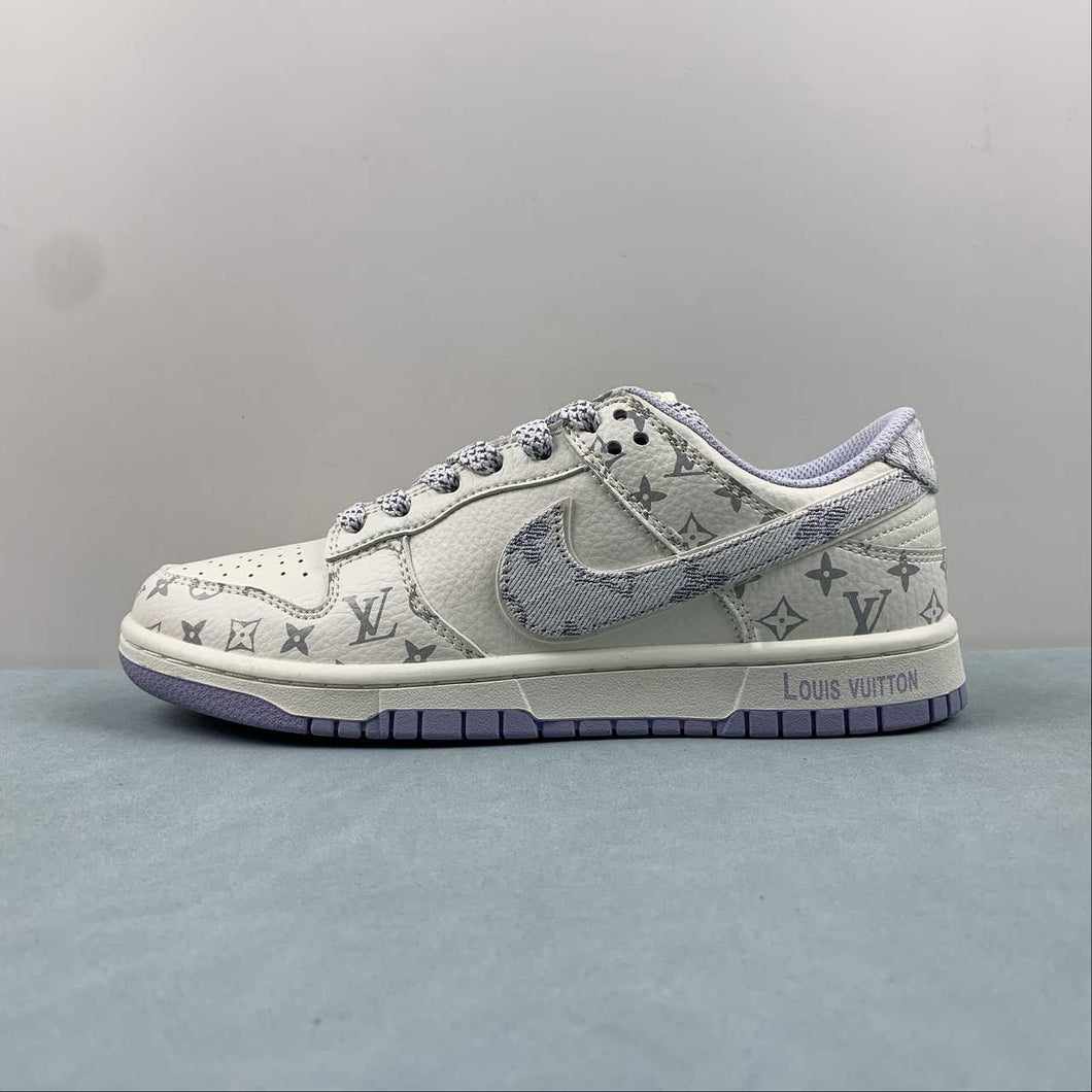 SB Dunk Low LV White Purple FC1688-132