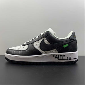 LV x Air Force 1 07 Low Black White Monogram LV3369-100