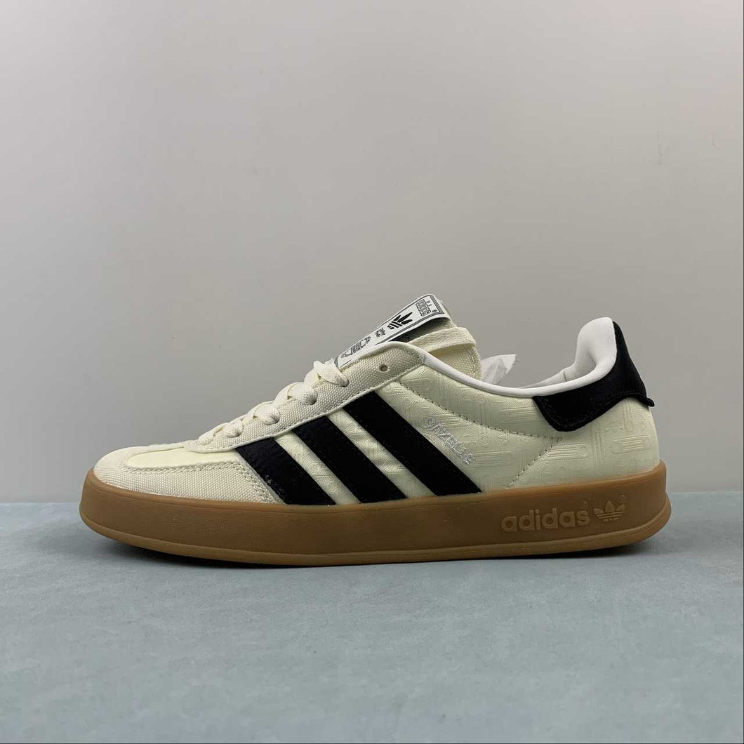 Adidas Gazelle Indoor Cream White Core Black Sand IG3677