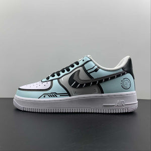 Air Force 1 07 Low Blue Black Gray NY7569-123