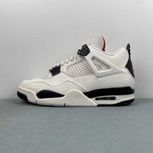 Cargar imagen en el visor de la galería, Air Jordan 4 Retro Flight Club Sail Black University Red IM4002-100
