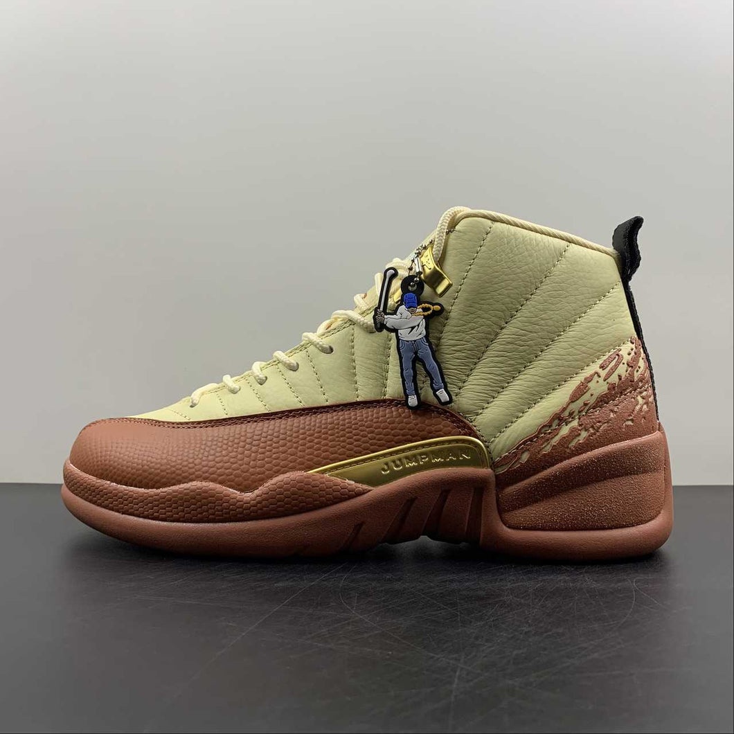 Air Jordan 12 Retro Eastside Golf Out of the Clay Muslin Burnt Sunrise DV1758-108