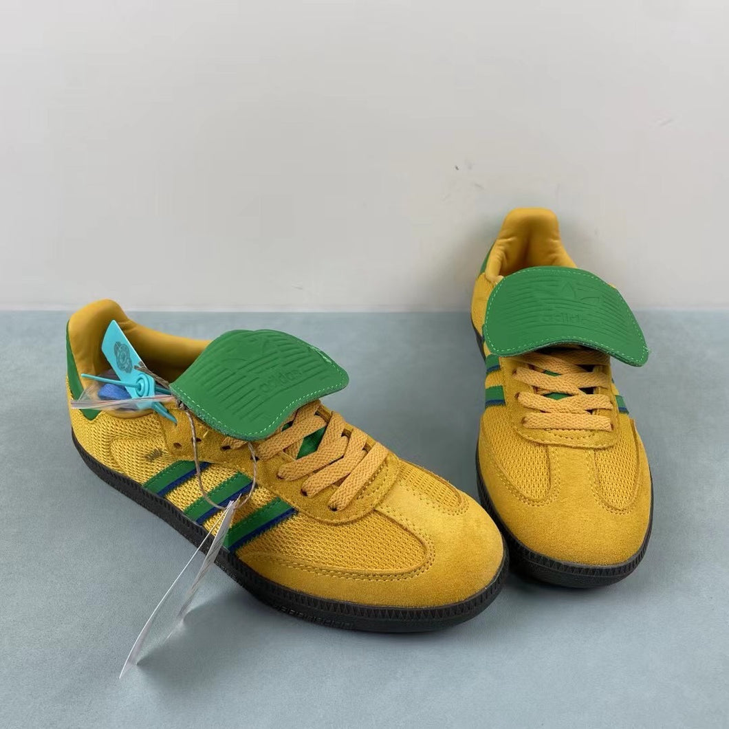 Adidas Samba OG Yellow Green Blue Gum IE9165
