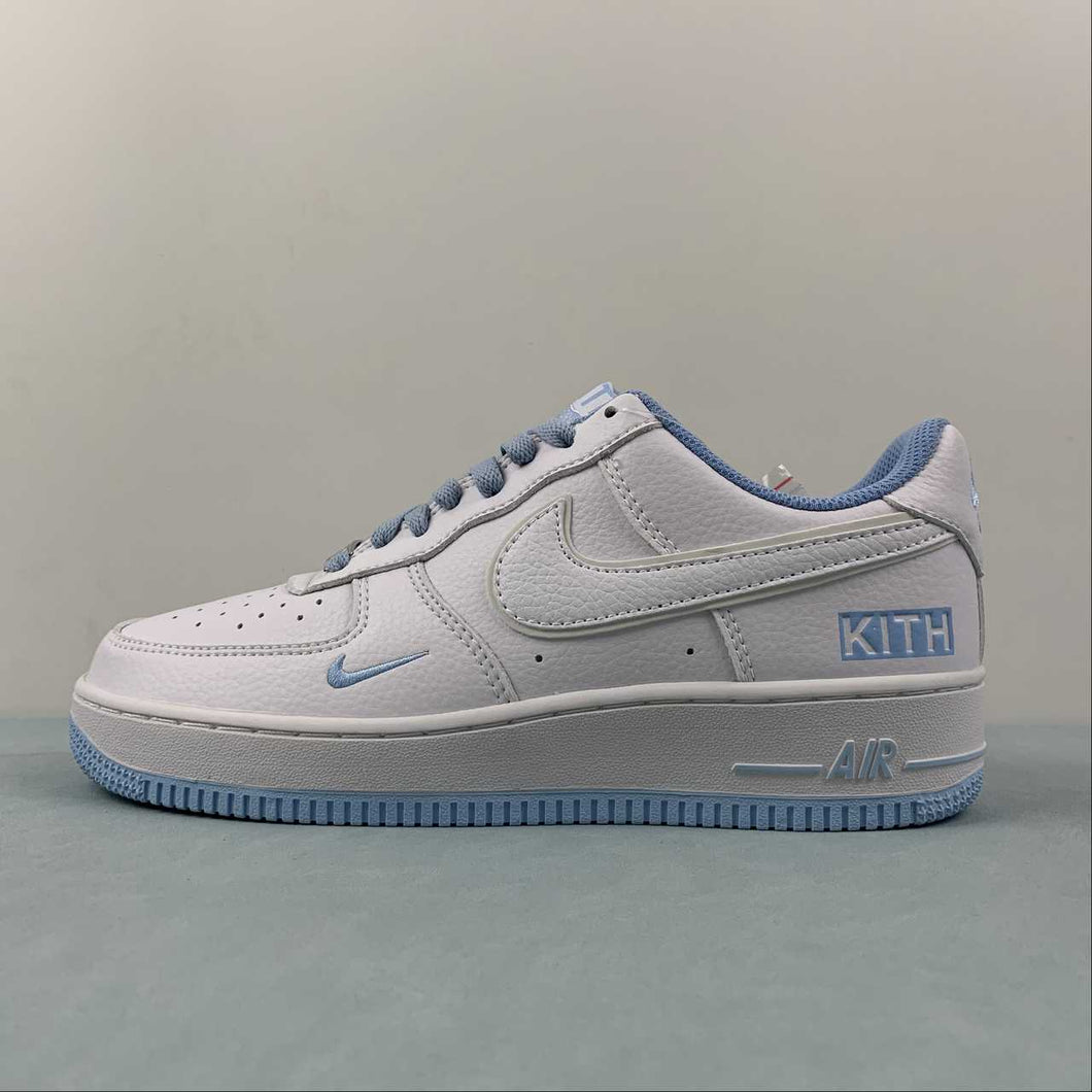 Kith x Air Force 1 07 Low White Blue KT1659-003
