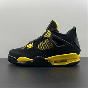 Air Jordan 4 Retro Thunder Black White Tour Yellow DH6927-017