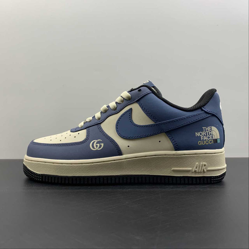 Air Force 1 07 Low North Face Gucci Dark Blue BS9055-305
