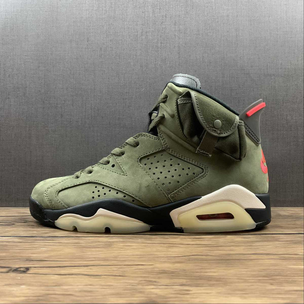 Air Jordan 6 Retro X Travis Scott Green CN1084-200