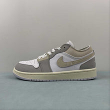 Cargar imagen en el visor de la galería, Air Jordan 1 Low SE Craft Inside Out Tech Grey Light Orewood Brown Sail DN1635-002
