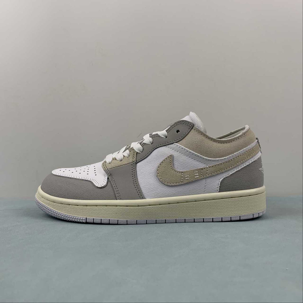 Air Jordan 1 Low SE Craft Inside Out Tech Grey Light Orewood Brown Sail DN1635-002