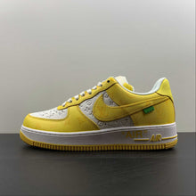 Cargar imagen en el visor de la galería, Louis Vuitton x Air Force 1 White Yellow 3308-8
