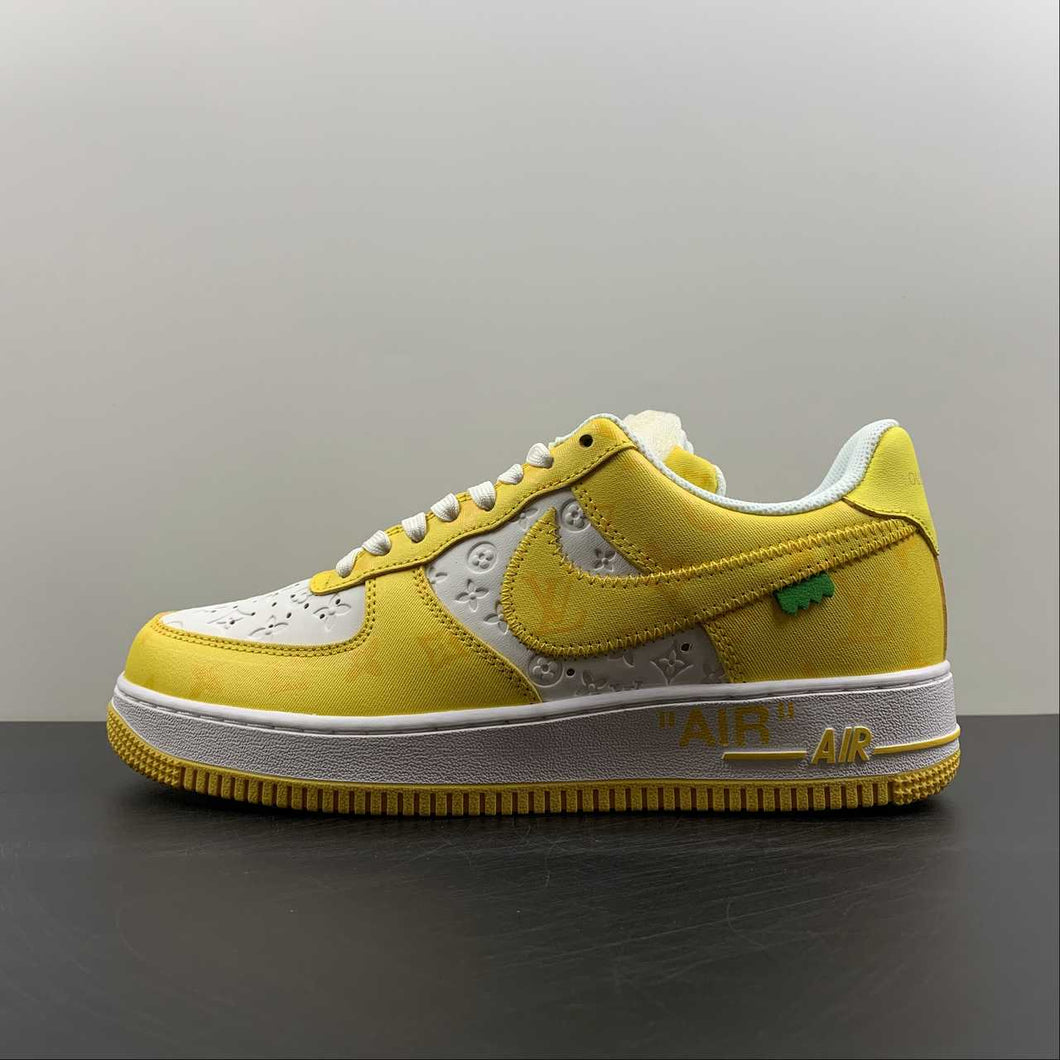 Louis Vuitton x Air Force 1 White Yellow 3308-8