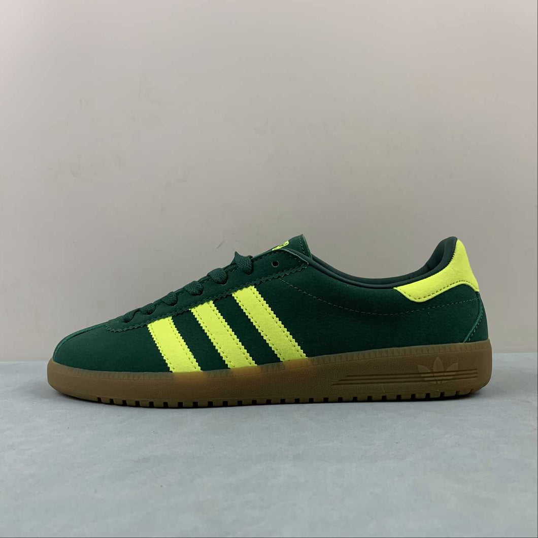 Adidas Bermuda Collegiate Green Shock Yellow Gum B41472