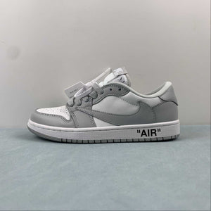 Travis Scott x Air Jordan 1 Low OG SP White Gray DM7866-198