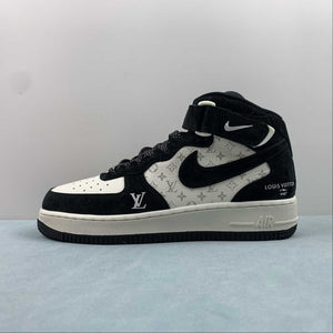 Air Force 1 07 Mid LV Suede Black White DV9988-100