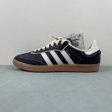 Cargar imagen en el visor de la galería, Adidas Samba OG Aura Black Cream White Gold IG6836
