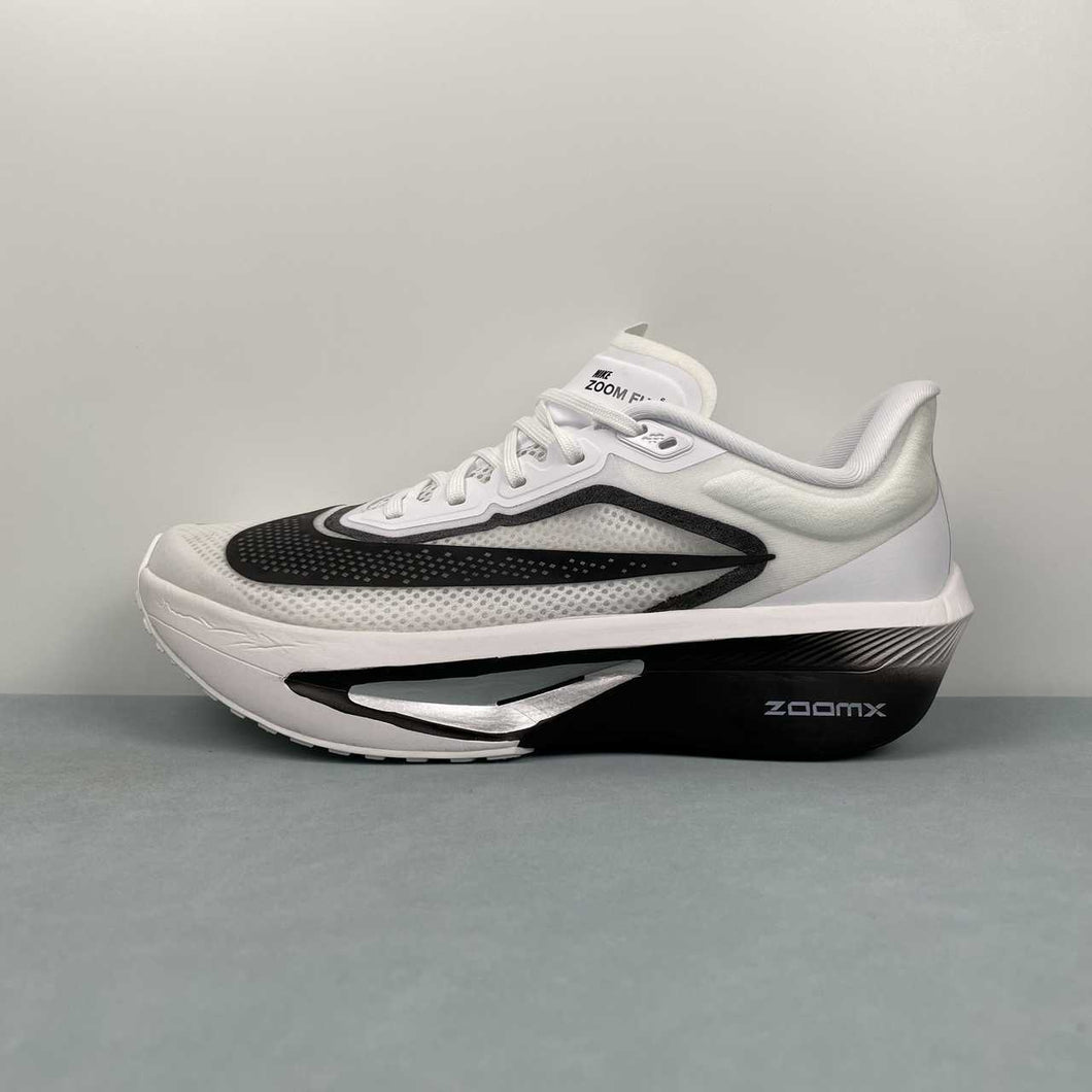Zoom fly6 White Black Smoke Grey Metallic Silver FN8454-100