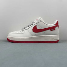 Cargar imagen en el visor de la galería, Supreme x Air Force 1 07 Low White Red HD1968-026
