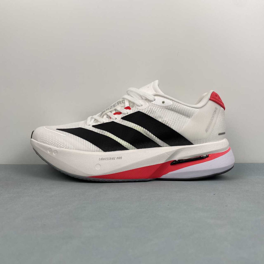 Adizero Boston 13 Cloud White Core Black Lucid Red JS4934