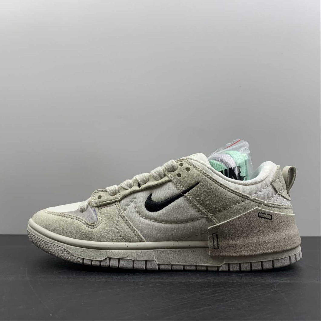 SB Dunk Low Disrupt 2 Pale Ivory White Black DH4402-101