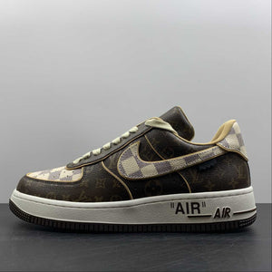 Louis Vuitton Trainer Snaker x Air Force 1 Coffee 3308-10