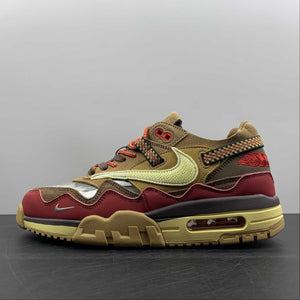 Clot x Air Max 1 Kiss of Death CHA Rocky Tan Sport Red DD1870-200