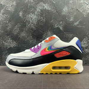 Air Max 90 Be True White Multi Color Black Wolf Gray CJ5482-100