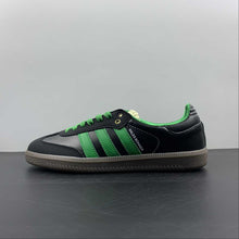 Cargar imagen en el visor de la galería, Adidas Wales Bonner X Samba Black Green Core White Cream S42590
