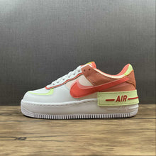 Cargar imagen en el visor de la galería, Air Force 1 Shadow White Crimson Bliss Lime Ice Magic Ember CI0919-110
