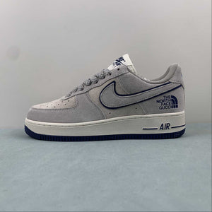 The North Face x Air Force 1 07 Low Suede Gray Navy Blue HD9999-001