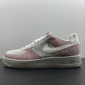 Air Force 1 Low Crater Wolf Gray Pure Platinum Gym Red DC4831-002