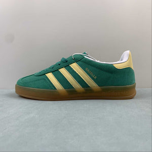 Adidas Gazelle Indoor Semi Court Green Almost Yellow Gum IH7500
