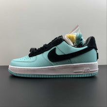 Cargar imagen en el visor de la galería, Air Force 1 Low 1837 Tiffany Blue Black DZ1382-002
