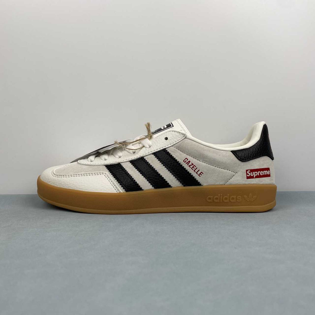 Adidas Gazelle x Supreme White Black Red Gum SC9207-726