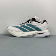 Cargar imagen en el visor de la galería, Adizero Boston 13 Cloud White Pure Teal Grey JR4791
