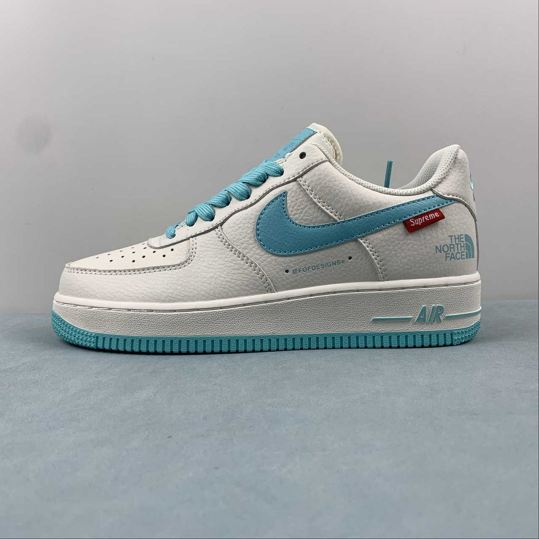 Supreme x The North Face x Air Force 1 07 Low Off White Sky Blue SU2305-007