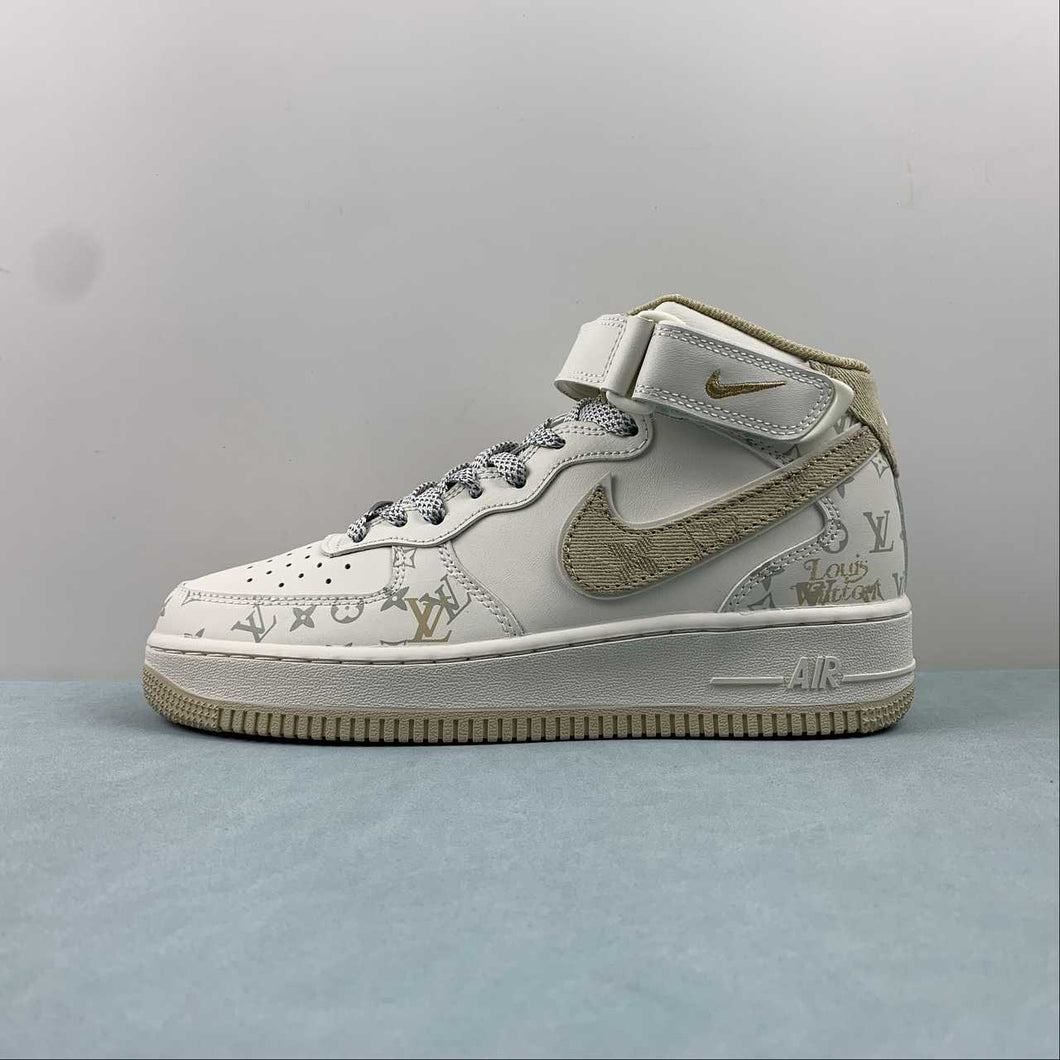 Air Force 1 07 Mid LV Gray Yellow White DV9988-600