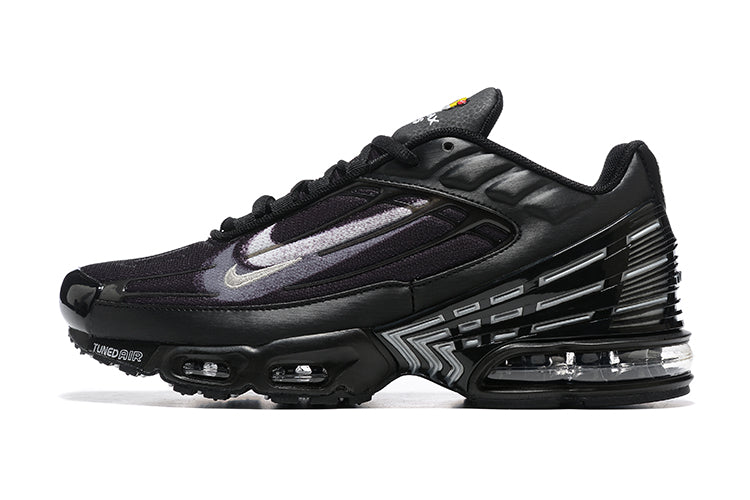 Air Max Plus 3 Stencil Swoosh Black Smoke Grey White FD0659-001