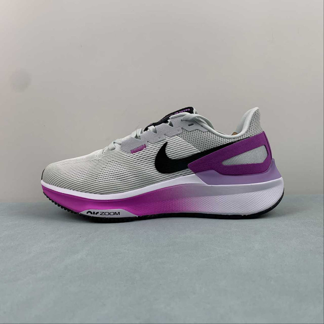 Air Zoom Structure 25 White Pure Platinum Fuchsia Dream Black DJ7884-100