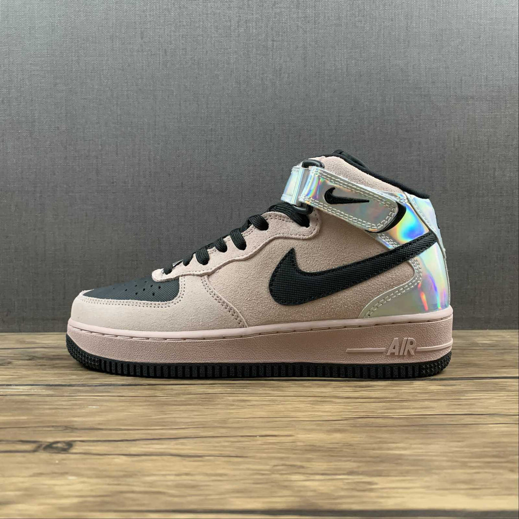 Air Force 1 07 Mid Laser Powder Black Pink WZ3066-061